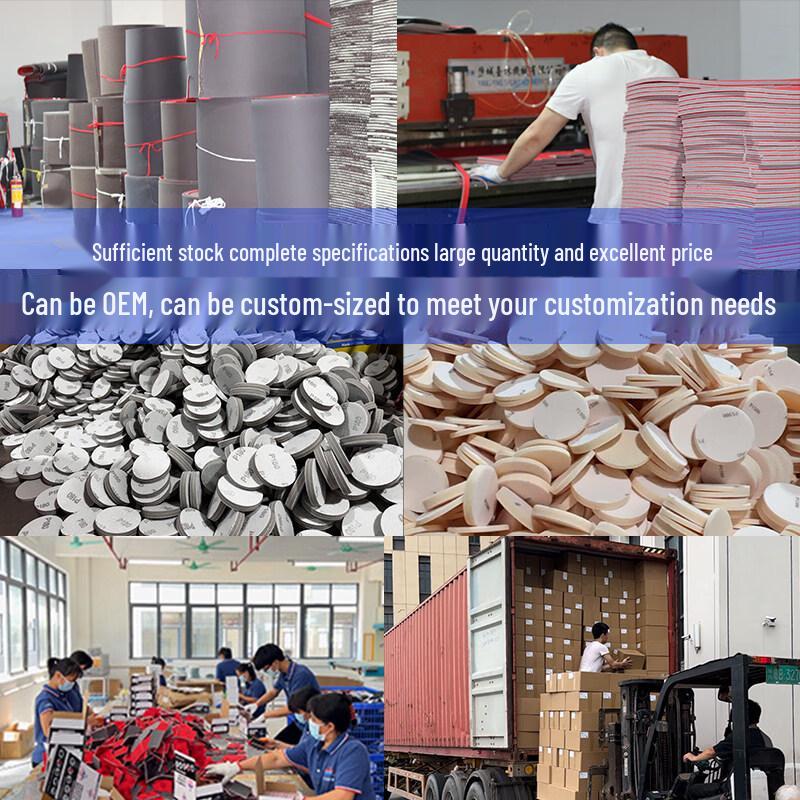 Ally Round Flocked Sponge Sandpaper for Polishing