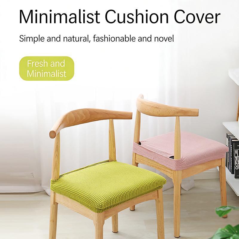 Fashion Modern Simple Solid Color Stretchy Chair Cover Chair Covers Washable Removable Din