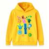 Kids Boys Girls Hoodie Cartoon Character Print Long Sleeve Casual Pullover Sweatshirt for Children Daily Wear