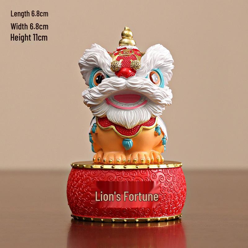 Foshan Lion Dance Awakening Ornament: Creative Niche Desktop Decoration Handicraft Birthday Gift