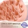 Full Silicone Scalp Massage Shampoo Brush,Head Scrubber with Soft Bristles,Women/Children Hair Comb Hairbrush