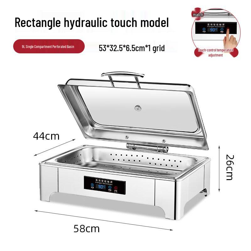 Commercial Buffet Food Warmer & Interchangeable Serving Pans