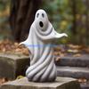Y5JC Halloween Resin Ornament GhostGarden Sculpture Table Sign Decoration for Kid Toy