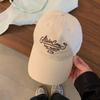 Letter embroidered baseball cap women's spring and summer new sunshade street face small big brim cap men