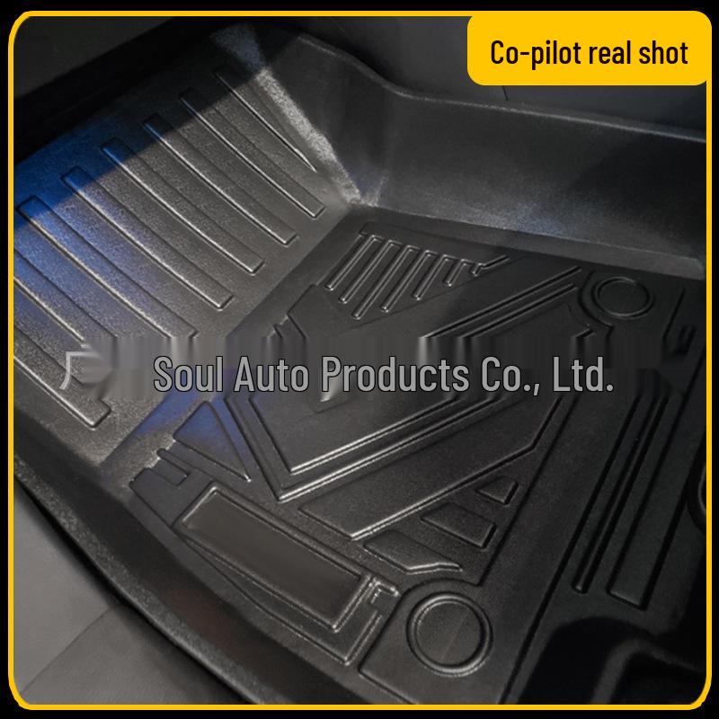 TPE Waterproof Floor Mats for Toyota Harrier 80 & RAV4 - Eco-Friendly, Left/Right Rudder
