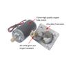 Speed Reduce Electric Gearbox Motor Reversible Worm Gear Motor 8mm Shaft 24V(70RPM)