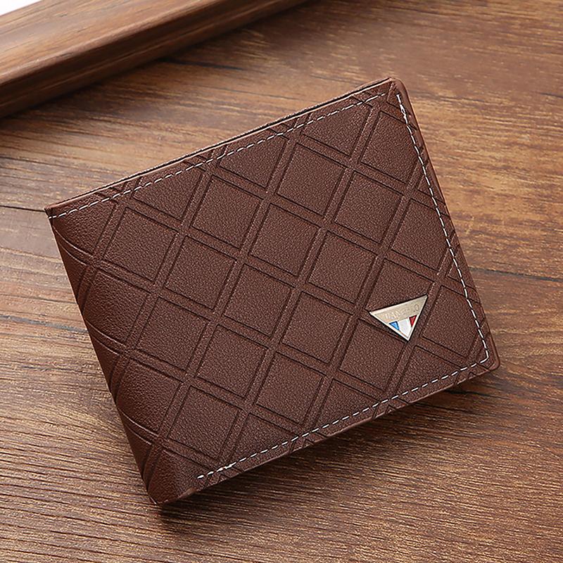 Business Men'S Wallets Pu Leather Soft Multifunctional Coin Pocket Id Credit Cards Holder Male Money Coin Photos Short Purses