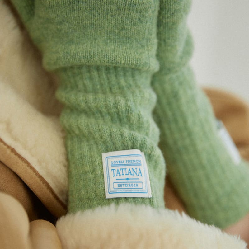 TATIANA Crayon Wool Blend Finger Hole Gloves GV8122 6 Colors