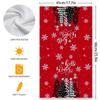 New hot-selling cartoon Christmas tree decorative towel Christmas kitchen dish towel Sports towel