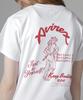 AVIREX PINUP GIRL Size T-SHIRT, Women's, M, 030, White, 783-5235604