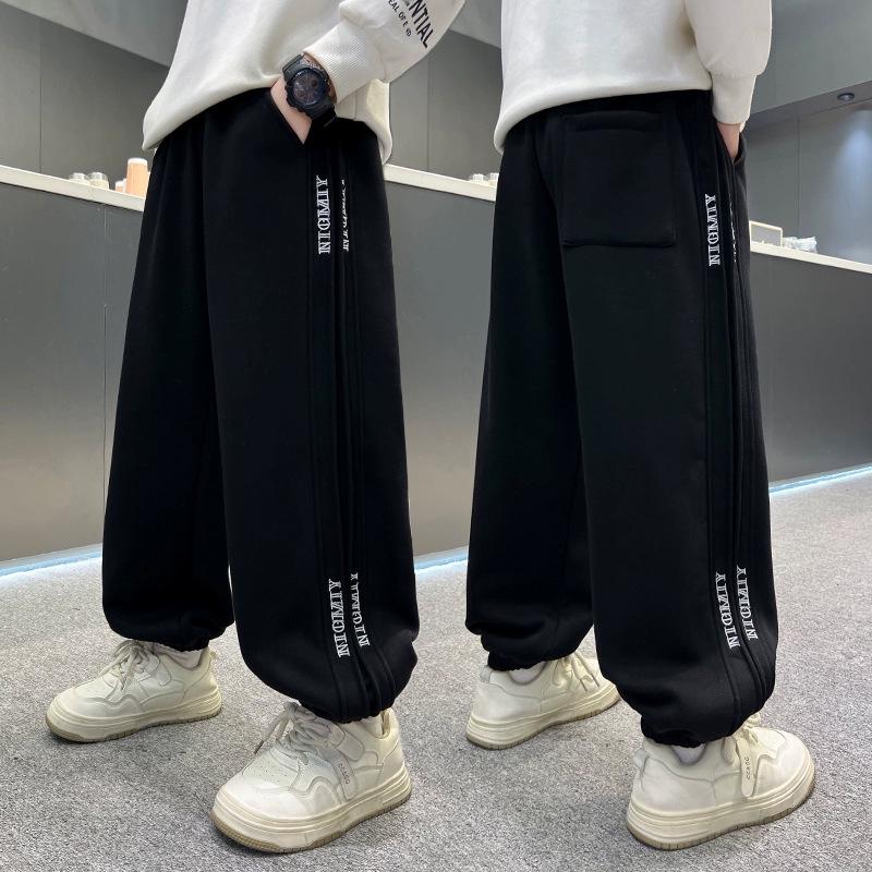 

2025 Спортивні осінні джогери для хлопчиків: Круті, Модні, Повсякденні спортивні штани 170 cm чорний
