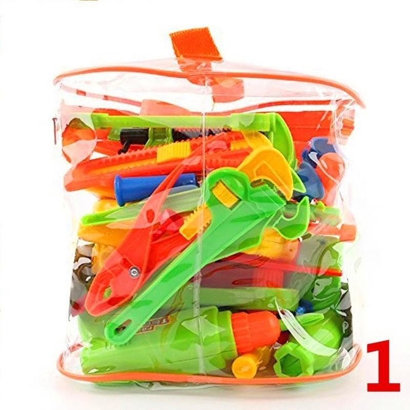 34 Pcs Repair Tools Set Boy Kid Toys Craftsman Pretend Play Fixing Skill