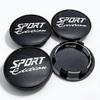4pcs 69mm ( Clips 56mm ) Sport Edition Logo Emblem Badge Car Wheel Center Caps Rim Hubcaps Wheel Hub Dust Cover Car Accessories
