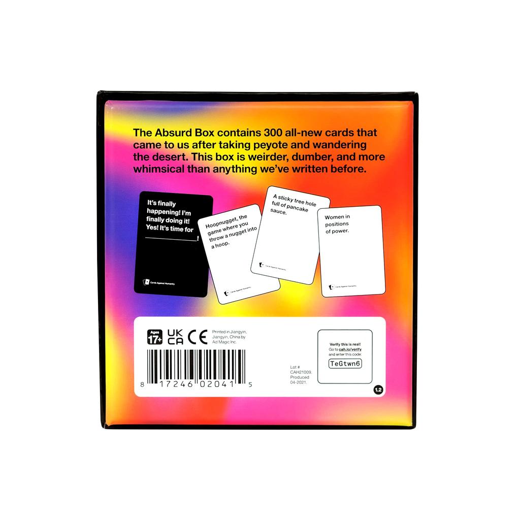 Cards Against Humanity Card Game Absurd Box [English Version]