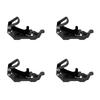 4 Sets Roof Rack Shovel Mount Heavy Duty Multipurpose Metal Rubber Clamp Mounting Bracket for Roof Rack Boats Tool