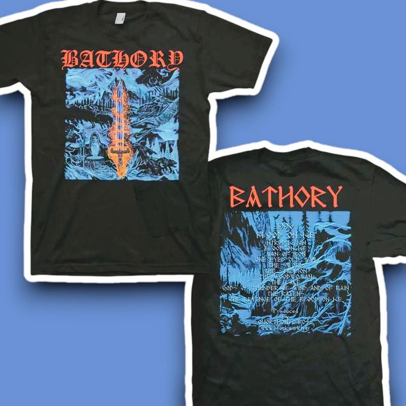 Bathory – Blood on Ice1996 Graphic – Official Band Merch T-Shirt Unisex T-Shirt M