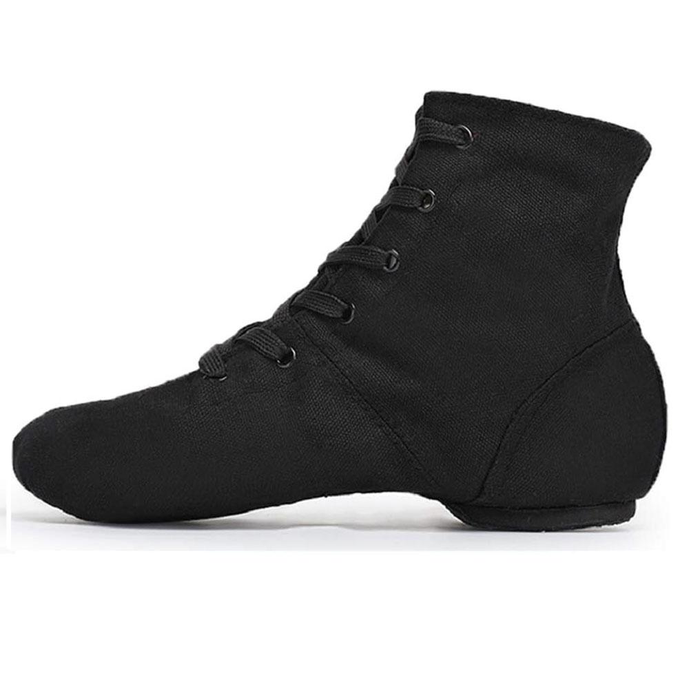 Fashion Canvas Jazz Dance Boots Ballet Dancing Sneakers for Adult Men Women Kid Ballet Shoes for Girls