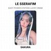 LE SSERAFIM EASY POWER STATION LOTTERI Officiellt Fotokort