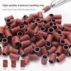 210 peças/Caixa Bandas de Lixa Para Máquina Elétrica de Manicure 180/120/80 Grãos Brocas de Lixa para Unhas Conjunto de Ferramentas para Pedicure