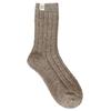 Woolen Socks for Women In Autumn and Winter  Maillard Vertical Mid-calf Socks with Fabric Labels for Warmth  Long Pile Socks