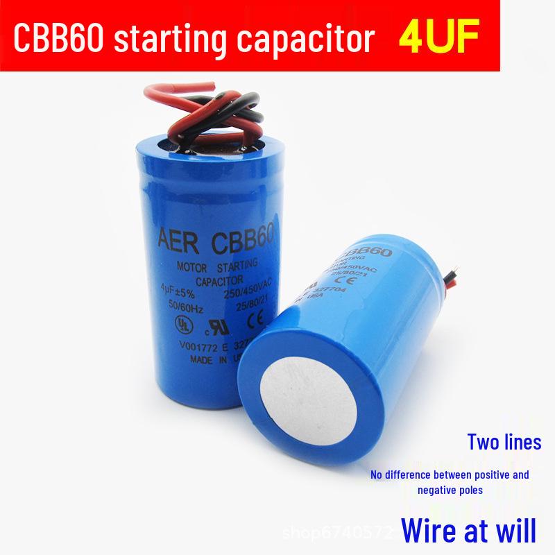 Washing Machine Start Capacitor CBB60 3-20UF for Spin Dry/Dehydration
