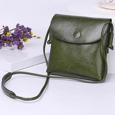 Zency 100% Genuine Leather Women Casual Flap Brown Lady Shoulder Crossbody Bag