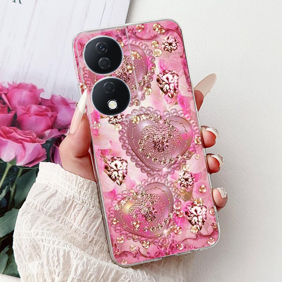 

For Honor X7 X7a X7b Case Cute Cat Luxury Painted Cover Soft Slim Phone Case For Honor X7b X 7a HonorX7 HonorX7a HonorX7b Fundas Honor X7