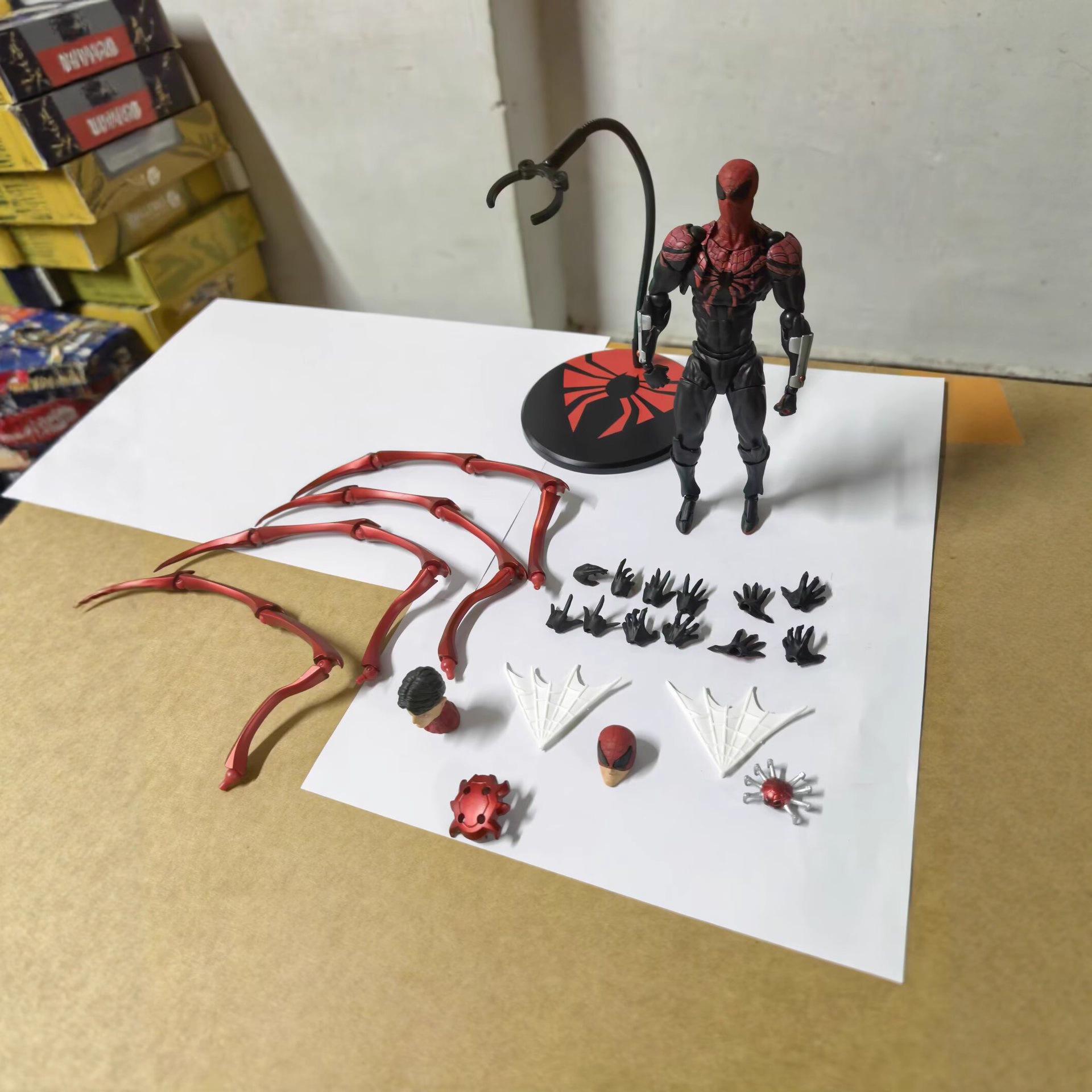 Avengers Spider-Man Peter Parker Movable Figure Ornament with Box
