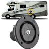 for rv+Fresh+Water+Inlet+Black Yctze Water Filler Cap Gravity Freshwater Inlet Lockable Leakproof Water Filler Cap with 2 Keys for RV Caravan