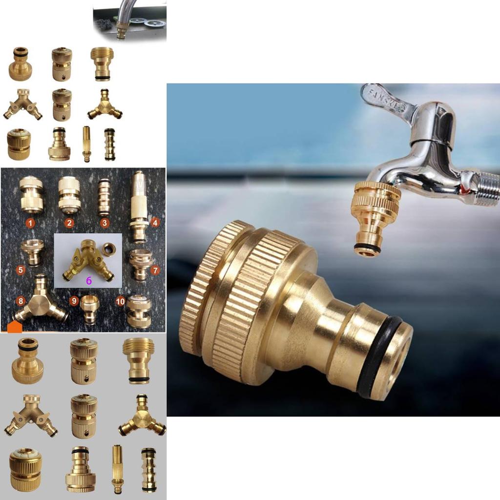 High-durability Brass Quick Connect Fitting For Car Wash Garden Tools And Hoses