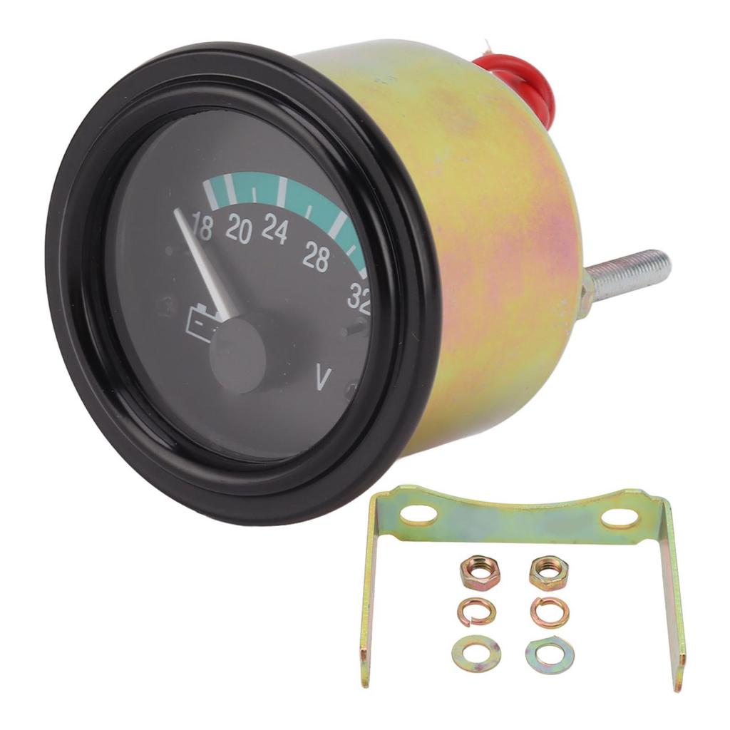 24V Diesel Generator Voltmeter Motor Voltage Meter for Bus Truck Agricultural Vehicle Tractor