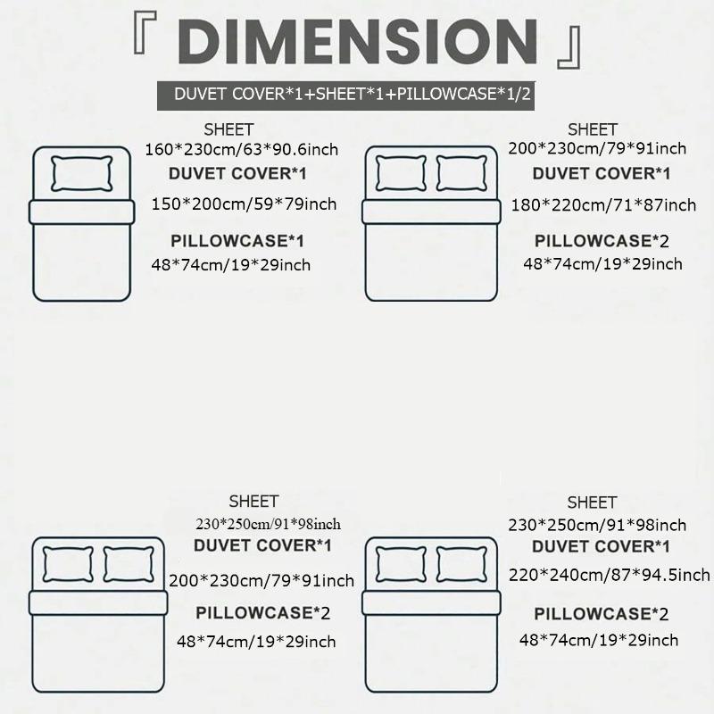 3/4pcs Summer Cool Silk Quilt Set for Bedroom Apartment Solid Color Fashion (1pc Quilt Cover +1pc Bed Sheet +1/2pcs Pillowcase)