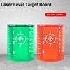2Pcs Red/Green Laser Level Target Board Magnetic Magnetic Target Plate  For Line Lasers