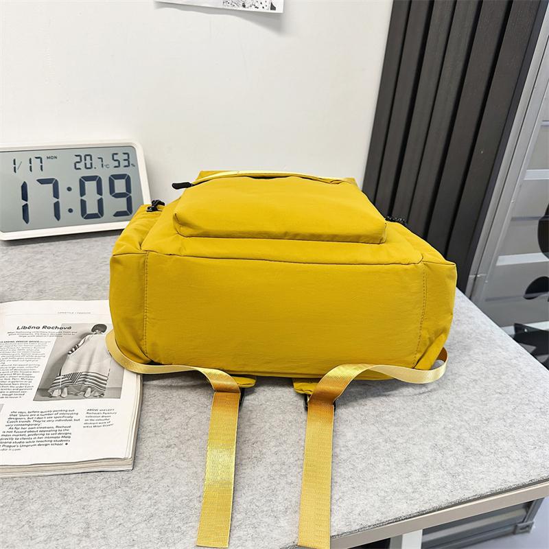 Nylon Backpack Women's Lightweight Water-repellent Student Schoolbag Outdoor Travel Backpack