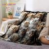 Gatto Persiano 3D,Gatto Calicò Carino,Coperte Morbide Cartone Animato Ragdoll,Coperta Plaid Calda per Picnic Letti Divano Casa Camera da Letto Regalo bambino