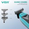 VGR Hair Trimmers Professional Haircut Machine 11000 RPM Clippers Vector Motor Brushless Hair Trimmers Adjustable Trimmer for Men Personal Care V-035C