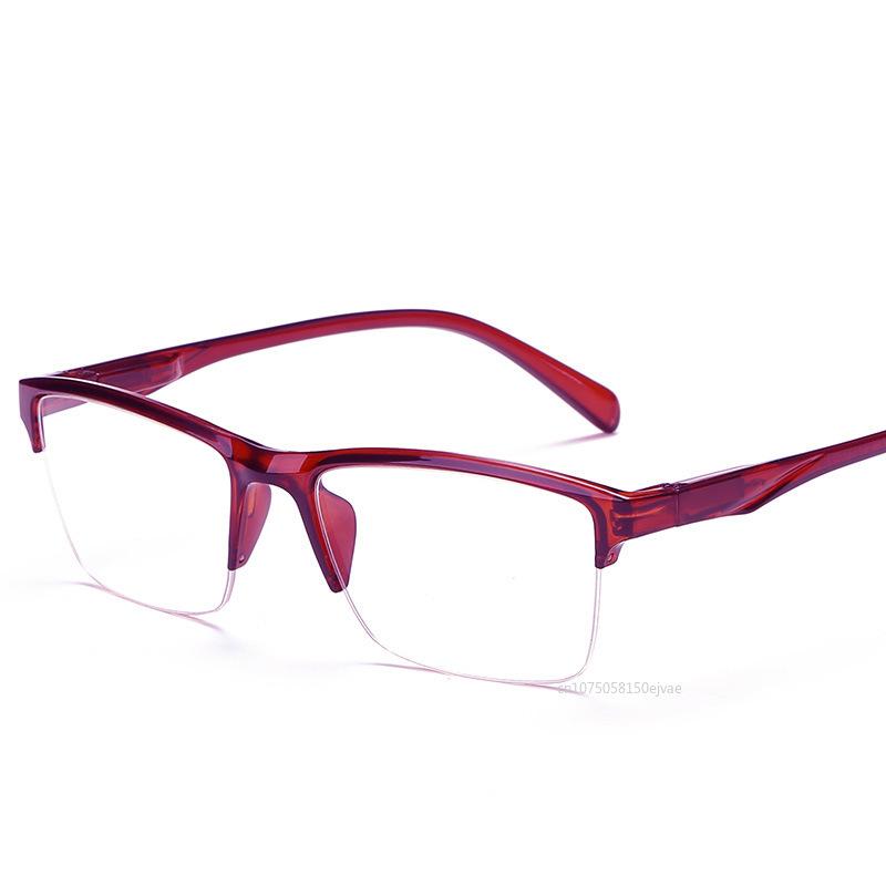 Half-frame Ultra-light Reading Spectacles High Definition Reading Spectacles Clear Eye Care Elderly Eyeglasses Males Spectacles