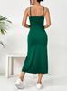2025 Summer Spaghetti Strap Slim Fit Sexy Leopard Print Dress for Women