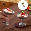 Rustproof 304 Nonrust Steel Puddings Cups Elegant High Footed Serving Dishes For Parties Weddings And Home Use