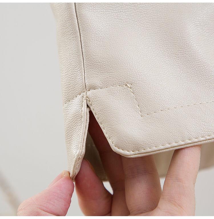 Women's High Waist PU Leather Shorts, New Autumn/Winter 2026 - Slimming, Versatile, Loose Wide Leg Design.