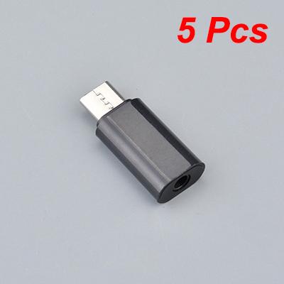 1-5 Pcs Type-C To 3.5mm Adapter Male 3.5mm To Type C Adapter For Macbook Xiaomi Huawei Phone 3.5 Mm Jack Wired Earphones Adapter