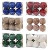 Elegant Set of 6 Shatterproof Christmas Decorations Ornaments for Xmas Tree
