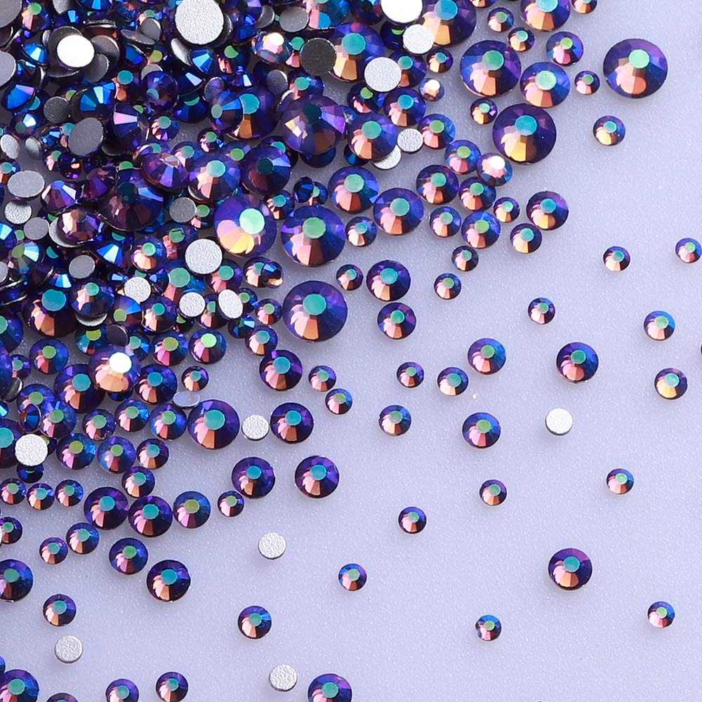 High Quality Rhinestone Non Hotfix Bulk Transparent Crystal AB Glass Rhinestones Mixed Sizes
