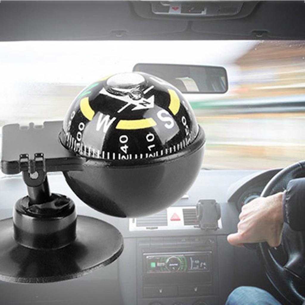 Pocket ball tableau de bord Dash Mount navigation boussole voiture succion