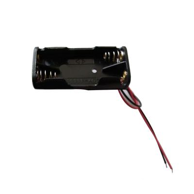 AAA Battery Holder Case 3V Output Compact Replacement 2 AAA Batteries Box with Wire