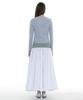 Partimento Woman Voluminous Flare Maxi Skirt_White
