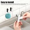 6 Pcs Towel Hooks Stainless Steel Self Adhesive Hook Bathroom Hooks for Hanging Coats Purse Clothes Scarfs Backpacks Keys Bags