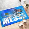 M-Messi Design Area Rug Personalized Name- Non-Slip, Soft & Cozy Floor Mat for Living Room, Office - Indoor/Outdoor Carpet