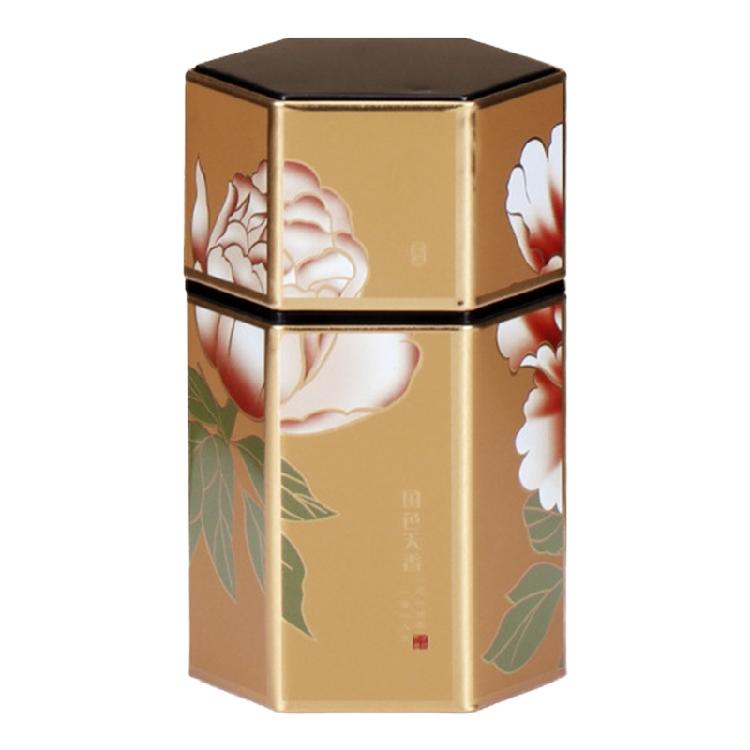 

Decorative Storage Container Hexagon Candy Storage Small Tea Canister Portable Candy Storage Cans Sealed Pot Women Girl 1