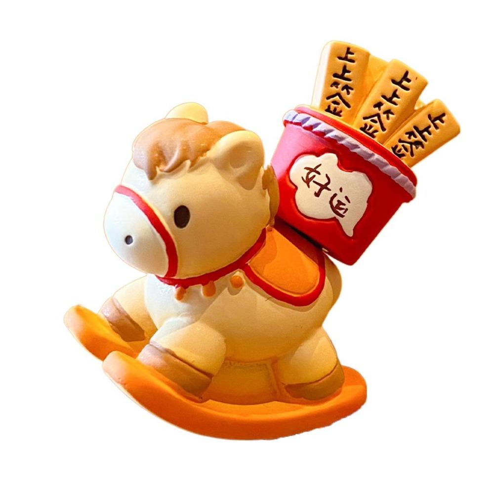 

Fortune Zodiac Horse Figurines Cartoon Horse Figures Ornament Table Desk Style 6